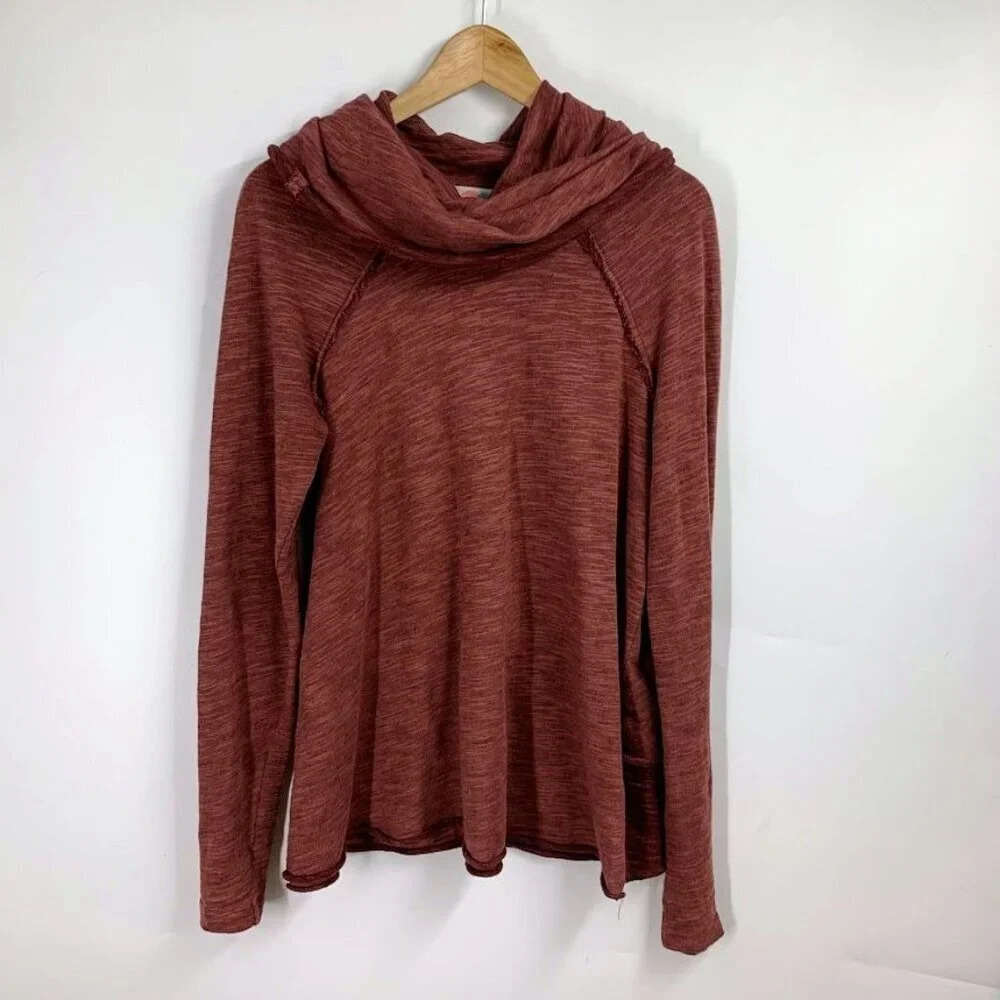 Free People Beach Women's Cocoon Cowl Neck Long Sleeve Pullover Size XS/S